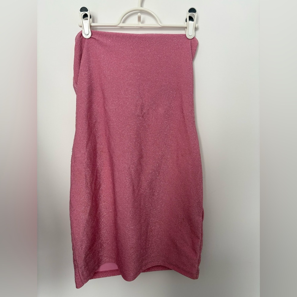 Pink glittery dress